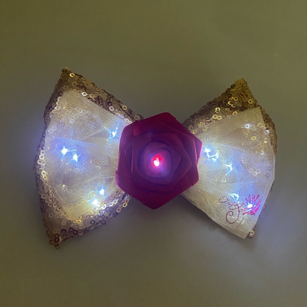 Disney Belle Shirt & Light Up Bow - Picture 3 of 8